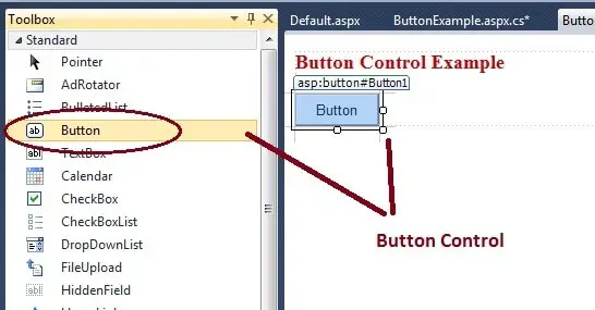 Button Control - a push button control in Asp.net