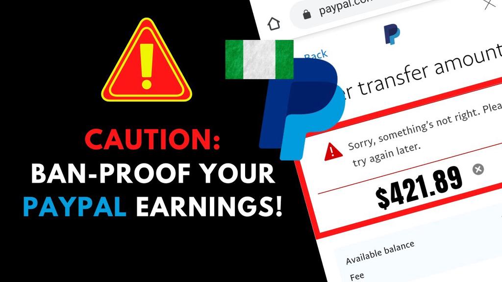 'Video thumbnail for ⚔ AVOID PayPal Withdrawal Errors & Paypal Payment Challenges Before Time ⚔ These Tips Works [2021]'