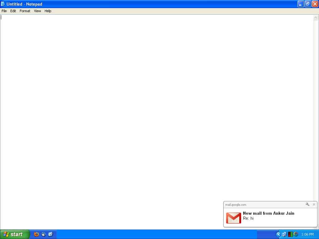 Desktop Notification For New Email And Chat Message 3